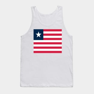 Liberia flag Tank Top